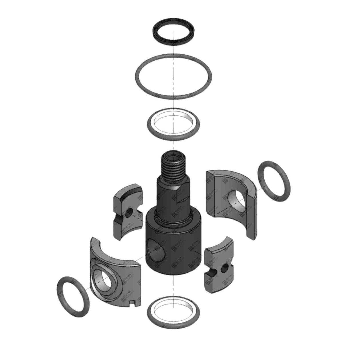 Plug Valve Repair Kit, Major, RDI TE, 1" 1502, Acid Service