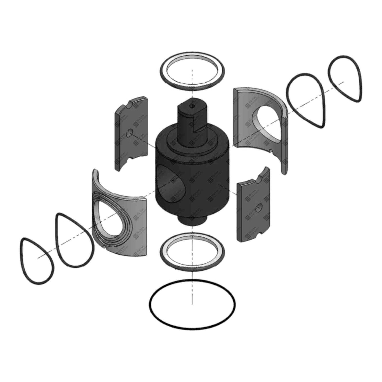 Plug Valve Repair Kit, Major, RDI TE, 3” 602/1502, Sour/STD Service