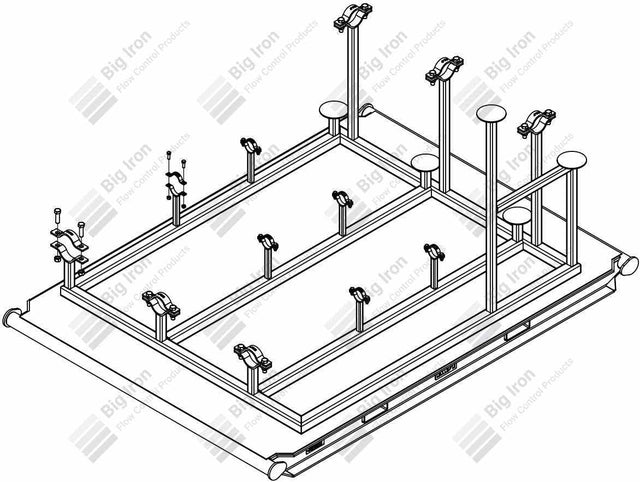 Skid For 3 Multi Well Manifold