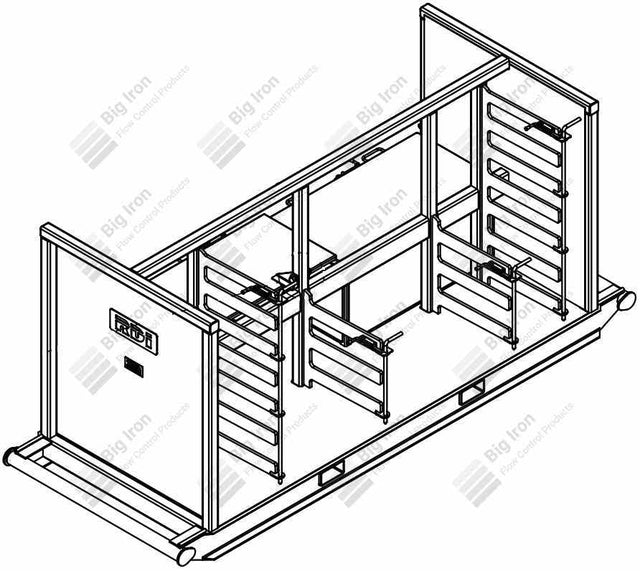 Skid Pipe Rack - 3 In Fig 1502/602